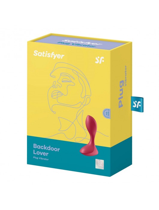 Красный вибромассажёр простаты Satisfyer Backdoor Lover - 14 см. - Satisfyer - в Пскове купить с доставкой