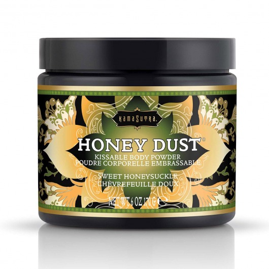 Пудра для тела Honey Dust Body Powder с ароматом жимолости - 170 гр. - Kama Sutra - купить с доставкой в Пскове