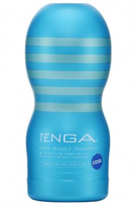 Мастурбатор с охлаждающей смазкой TENGA Original Vacuum Cup Cool - Tenga - в Пскове купить с доставкой