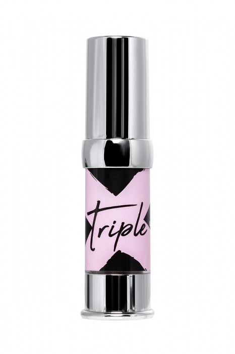 Возбуждающий гель с эффектом вибрации и охлаждения Triple X 3 in 1 Unisex Pleasure Enhancer Gel - 15 мл. - Secret Play - купить с доставкой в Пскове