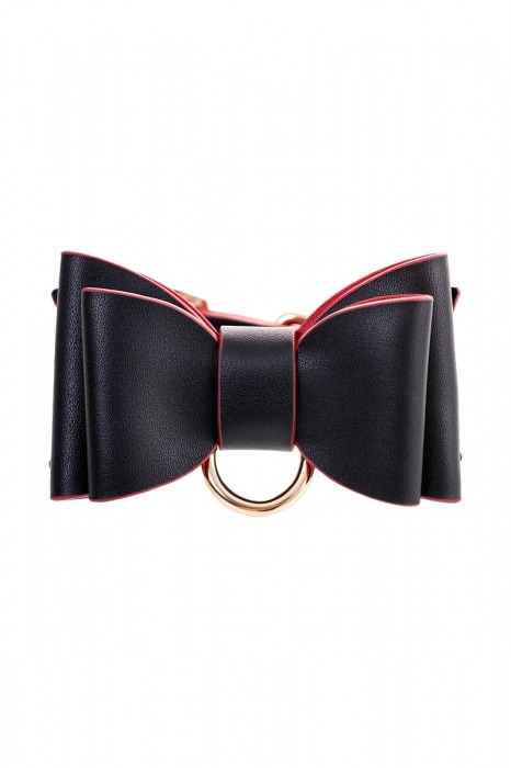 Черно-красный бондажный набор Bow-tie - ToyFa - купить с доставкой в Пскове