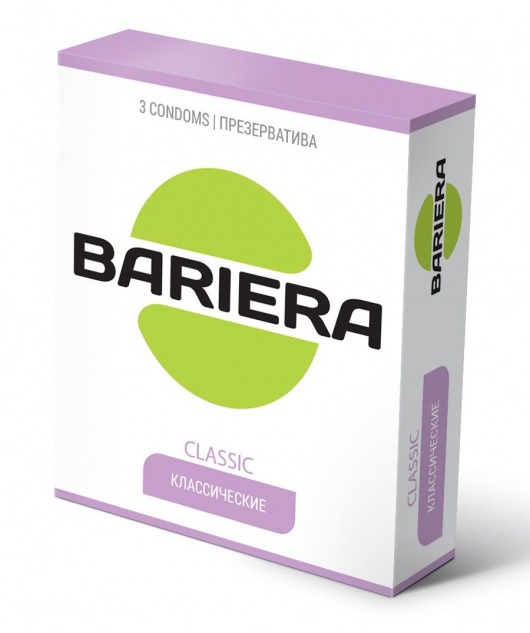 Классические презервативы Bariera Classic - 3 шт. - Bariera - купить с доставкой в Пскове