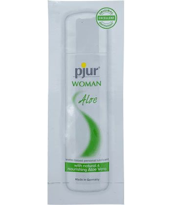 Лубрикант на водной основе pjur WOMAN Aloe - 2 мл. - Pjur - купить с доставкой в Пскове