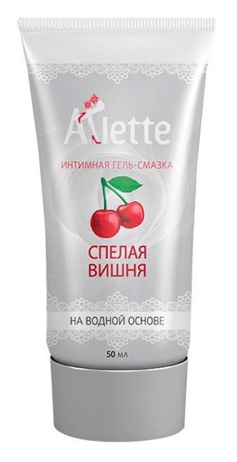 Интимная гель-смазка на водной основе Arlette  Спелая вишня  - 50 мл. - Arlette - купить с доставкой в Пскове