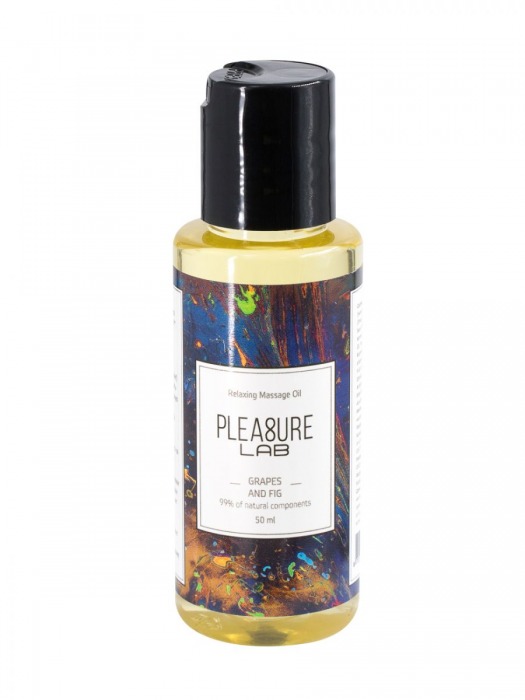 Массажное масло Pleasure Lab Relaxing с ароматом винограда и инжира - 50 мл. - Pleasure Lab - купить с доставкой в Пскове