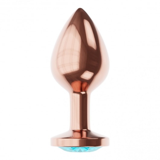 Пробка цвета розового золота с малиновым кристаллом Diamond Topaz Shine L - 8,3 см. - Lola Games - купить с доставкой в Пскове
