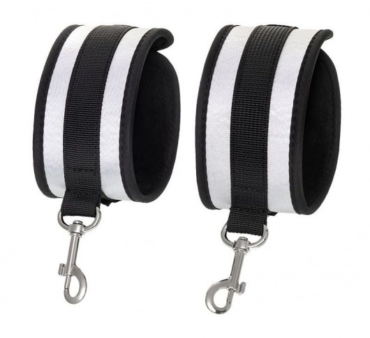 Серебристо-черные оковы Anonymo - ToyFa - купить с доставкой в Пскове