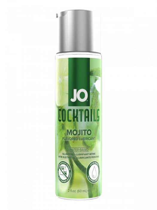 Вкусовой лубрикант на водной основе JO Cocktails Mojito - 60 мл. - System JO - купить с доставкой в Пскове