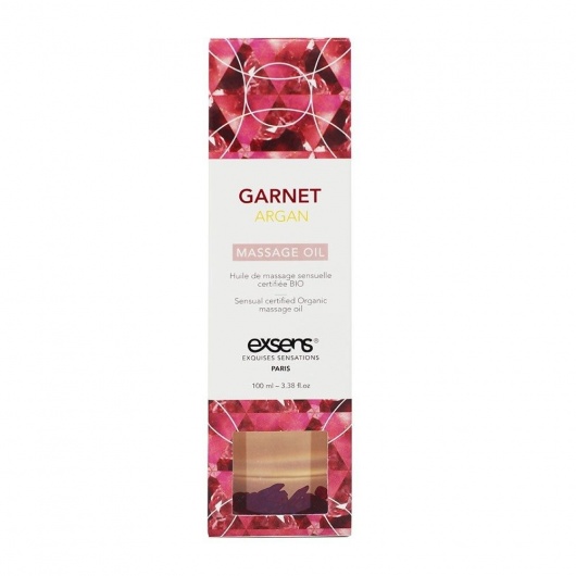 Органическое массажное масло GARNET ARGAN - 100 мл. - Exsens - купить с доставкой в Пскове