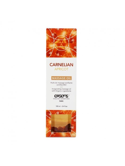 Органическое массажное масло CARNELIAN APRICOT - 100 мл. - Exsens - купить с доставкой в Пскове