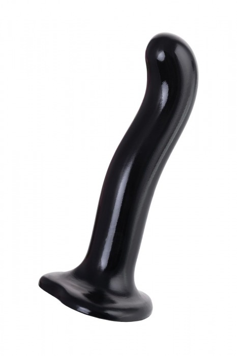 Черный стимулятор для пар P G-Spot Dildo Size M - 18 см. - Strap-on-me - в Пскове купить с доставкой