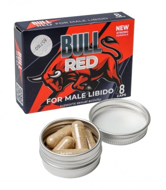 Пищевой концентрат для мужчин BULL RED - 8 капсул - Sitabella - купить с доставкой в Пскове