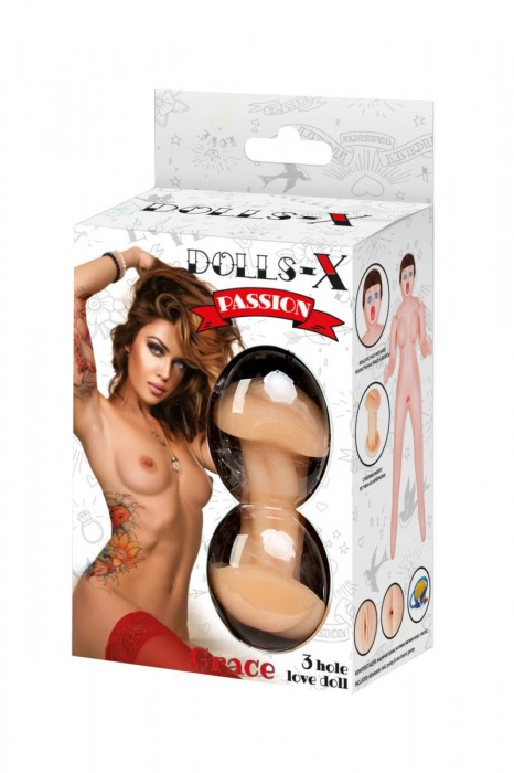 Надувная секс-кукла с тремя любовными отверстиями - ToyFa - в Пскове купить с доставкой