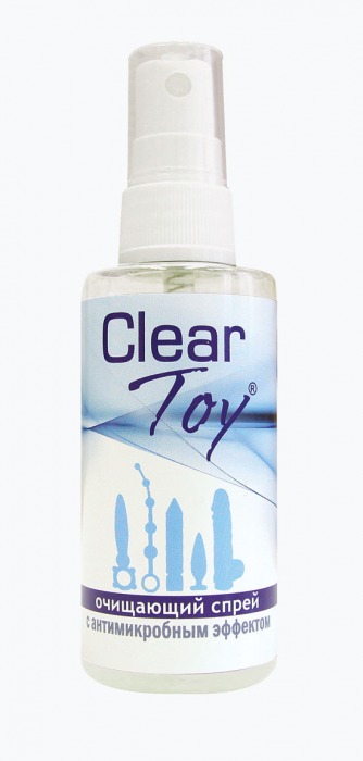 Очищающий спрей Clear Toy с антимикробным эффектом - 100 мл. - Биоритм - купить с доставкой в Пскове