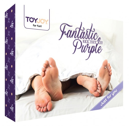 Эротический набор FANTASTIC PURPLE SEX TOY KIT - Toy Joy - купить с доставкой в Пскове