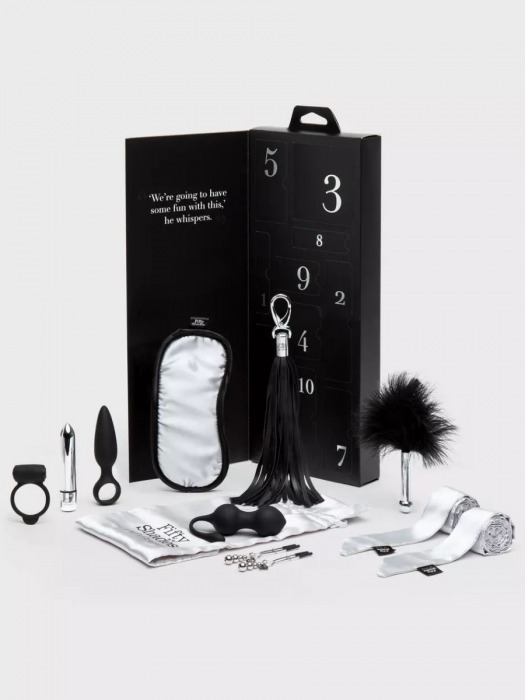 Эротический набор Pleasure Overload 10 Days of Play Gift Set - Fifty Shades of Grey - купить с доставкой в Пскове