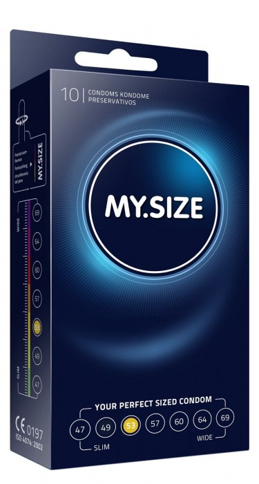 Презервативы MY.SIZE размер 53 - 10 шт. - My.Size - купить с доставкой в Пскове
