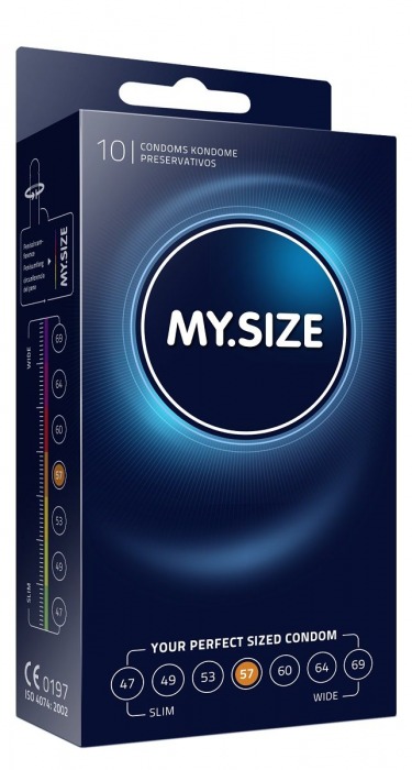 Презервативы MY.SIZE размер 57 - 10 шт. - My.Size - купить с доставкой в Пскове