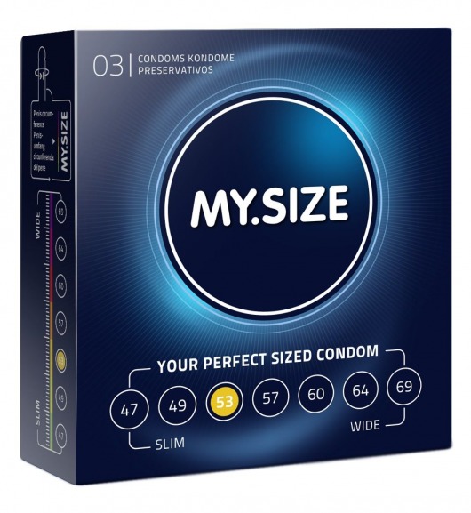 Презервативы MY.SIZE размер 53 - 3 шт. - My.Size - купить с доставкой в Пскове