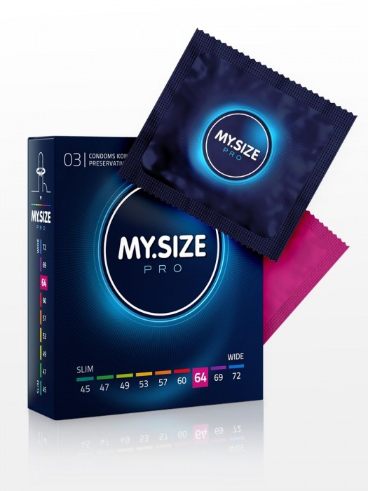 Презервативы MY.SIZE размер 64 - 3 шт. - My.Size - купить с доставкой в Пскове