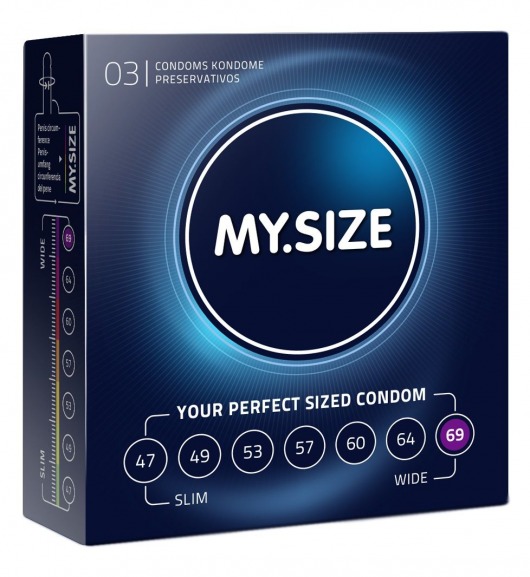Презервативы MY.SIZE размер 69 - 3 шт. - My.Size - купить с доставкой в Пскове
