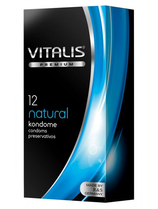 Классические презервативы VITALIS PREMIUM natural - 12 шт. - Vitalis - купить с доставкой в Пскове