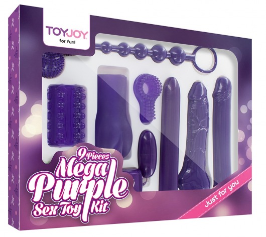 Эротический набор Toy Joy Mega Purple - Toy Joy - купить с доставкой в Пскове