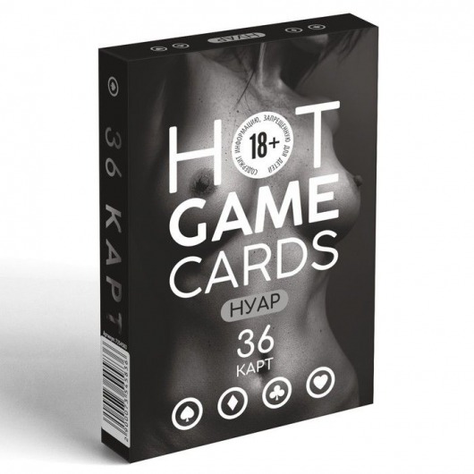 Игральные карты HOT GAME CARDS НУАР - 36 шт. - Сима-Ленд - купить с доставкой в Пскове