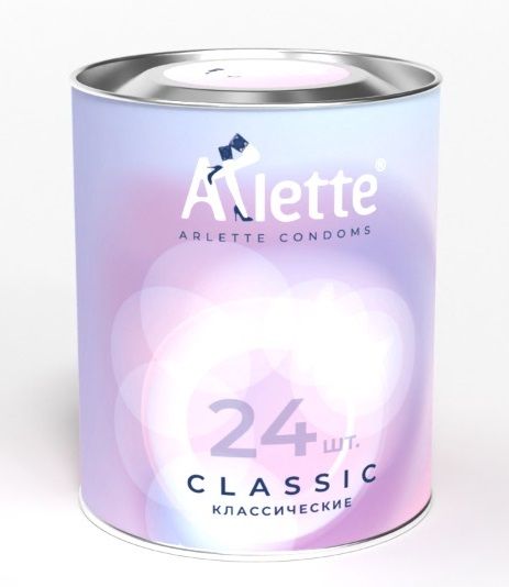 Классические презервативы Arlette Classic - 24 шт. - Arlette - купить с доставкой в Пскове