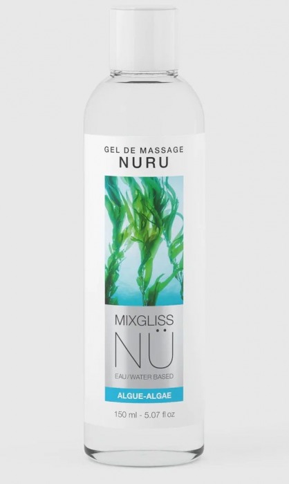 Массажный гель на водной основе Mixgliss NU Algae - 150 мл. - Mixgliss - купить с доставкой в Пскове