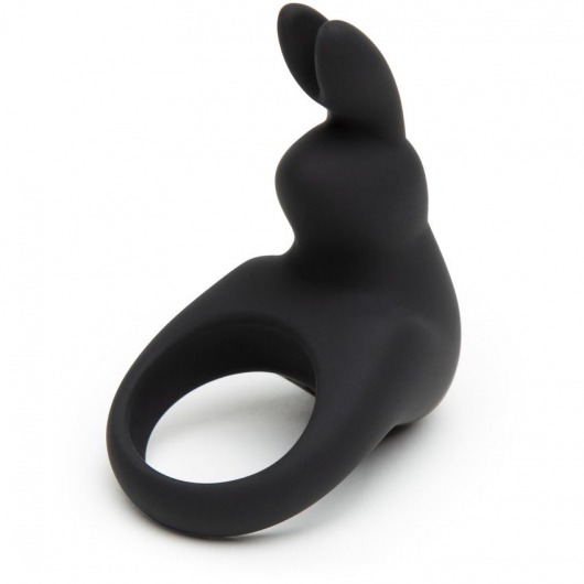 Черное эрекционное виброкольцо Happy Rabbit Rechargeable Rabbit Cock Ring - Happy Rabbit - в Пскове купить с доставкой