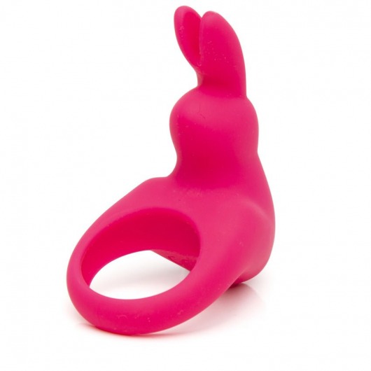 Розовое эрекционное виброкольцо Happy Rabbit Rechargeable Rabbit Cock Ring - Happy Rabbit - в Пскове купить с доставкой