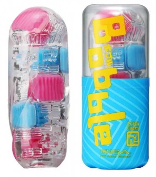 Мастурбатор Tenga Bobble Crazy Cubes - Tenga - в Пскове купить с доставкой