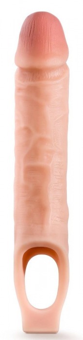 Телесная насадка на пенис 10 Inch Cock Sheath Extender - 25 см. - Blush Novelties - в Пскове купить с доставкой