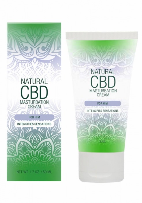 Крем для мастурбации для мужчин Natural CBD Masturbation Cream For Him - 50 мл. - Shots Media BV - купить с доставкой в Пскове