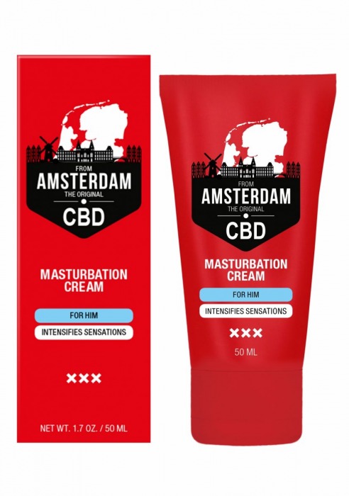 Крем для мастурбации для мужчин CBD from Amsterdam Masturbation Cream For Him - 50 мл. - Shots Media BV - купить с доставкой в Пскове