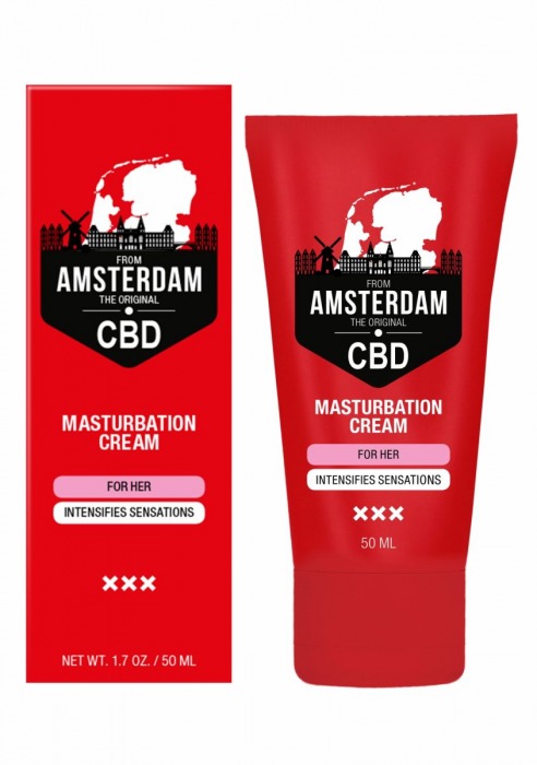 Крем для мастурбации для женщин CBD from Amsterdam Masturbation Cream For Her - 50 мл. - Shots Media BV - купить с доставкой в Пскове