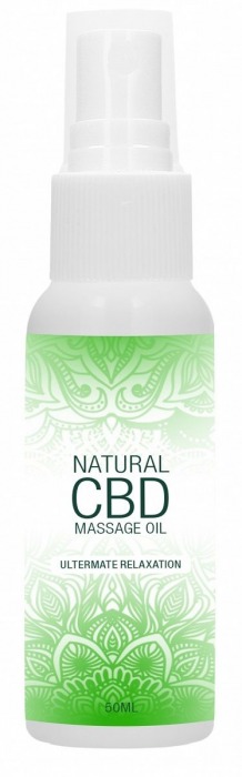 Массажное масло Natural CBD Massage Oil - 50 мл. - Shots Media BV - купить с доставкой в Пскове