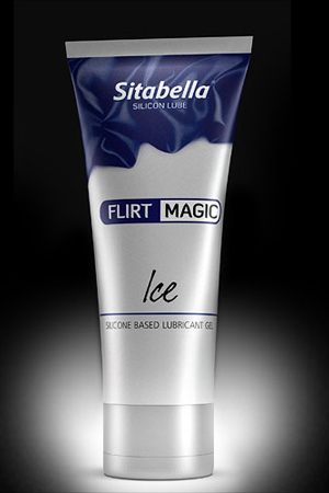 Силиконовая гель-смазка FLIRT MAGIC Ice с лёгким пролонгирующим эффектом - 75 мл. - Sitabella - купить с доставкой в Пскове