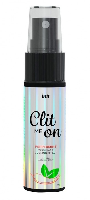 Клиторальный возбуждающий спрей Clit Me On Peppermint - 12 мл. - INTT - купить с доставкой в Пскове