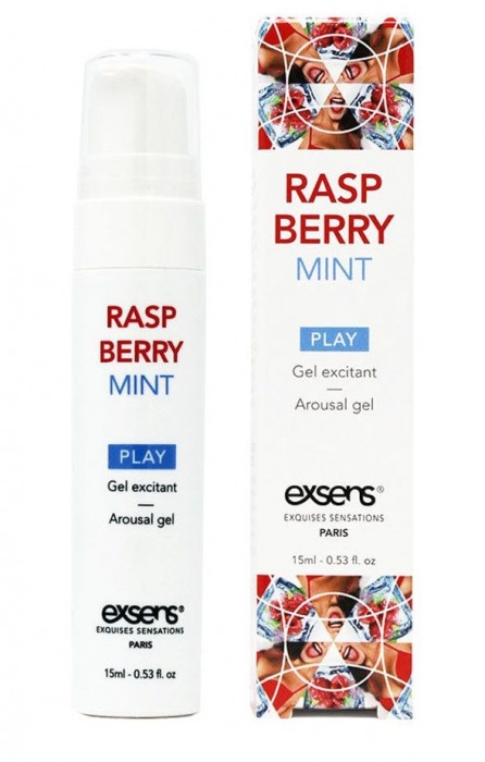 Возбуждающий гель Raspberry Mint с ароматом малины и мяты - 15 мл. - Exsens - купить с доставкой в Пскове