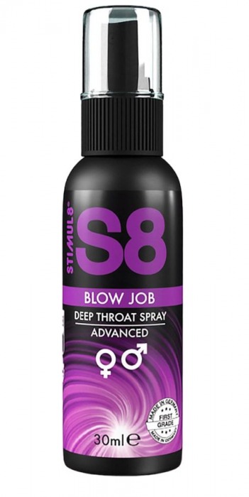 Лубрикант для орального секса S8 Deep Throat Spray - 30 мл. - Stimul8 - купить с доставкой в Пскове