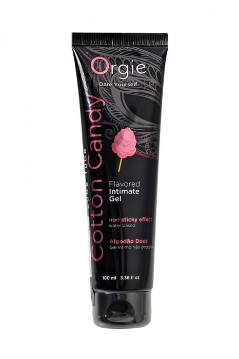 Интимный гель на водной осное Lube Tube Cotton Candy со вкусом сахарной ваты - 100 мл. - ORGIE - купить с доставкой в Пскове