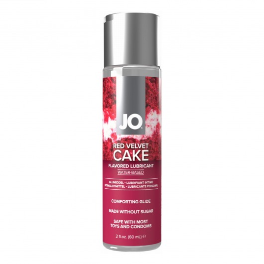 Лубрикант на водной основе JO H2O Red Velvet Cake Flavored Lubricant - 60 мл. - System JO - купить с доставкой в Пскове