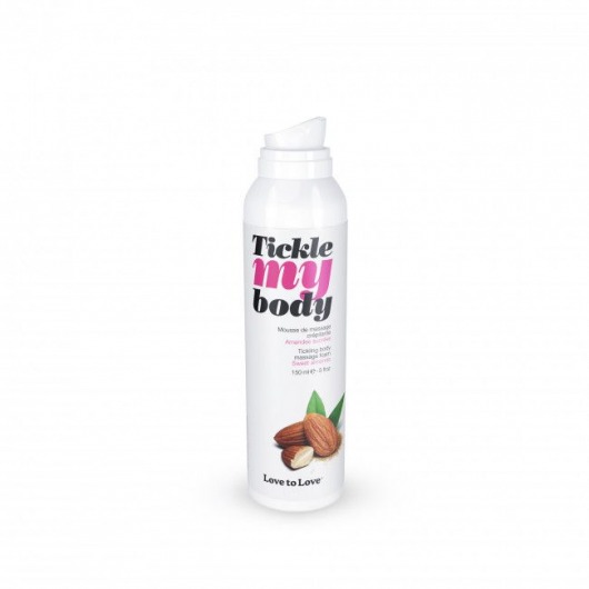 Массажная хрустящая пенка Tickle My Body Sweet Almonds с ароматом миндаля - 150 мл. - Love to Love - купить с доставкой в Пскове