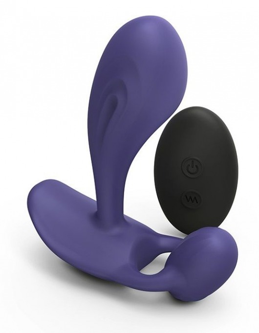 Темно-синий вибромассажер Witty P G Vibrator with Remote Control - Love to Love - в Пскове купить с доставкой