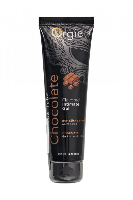 Интимный гель на водной основе Lube Tube Chocolate с шоколадным вкусом - 100 мл. - ORGIE - купить с доставкой в Пскове