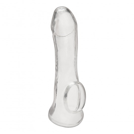 Прозрачная насадка на пенис Transparent Penis Enhancing Sleeve Extension - 15,9 см. - BlueLine - в Пскове купить с доставкой