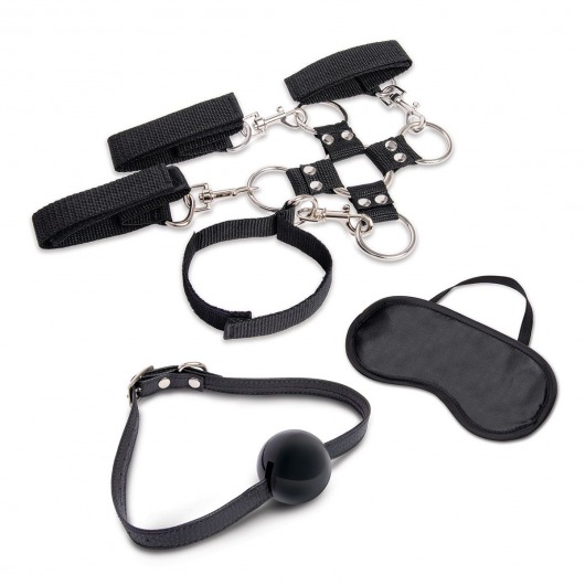 Набор для фиксации из 7 предметов Hogtie   Ball Gag Kit - Lux Fetish - купить с доставкой в Пскове