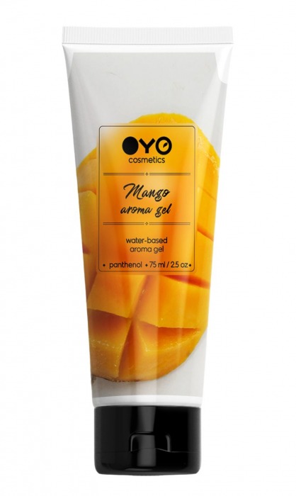 Лубрикант на водной основе OYO Aroma Gel Mango с ароматом манго - 75 мл. - OYO - купить с доставкой в Пскове